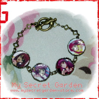Kaleido Star カレイドスター Sora Naegino anime Cabochon Bronze Bracelet  Kaleido Star カレイドスター Sora Naegino anime Cabochon Bronze Bracelet